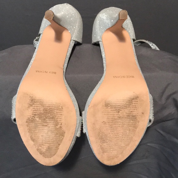 Silver Rhinestone Heels - Picture 3 of 8